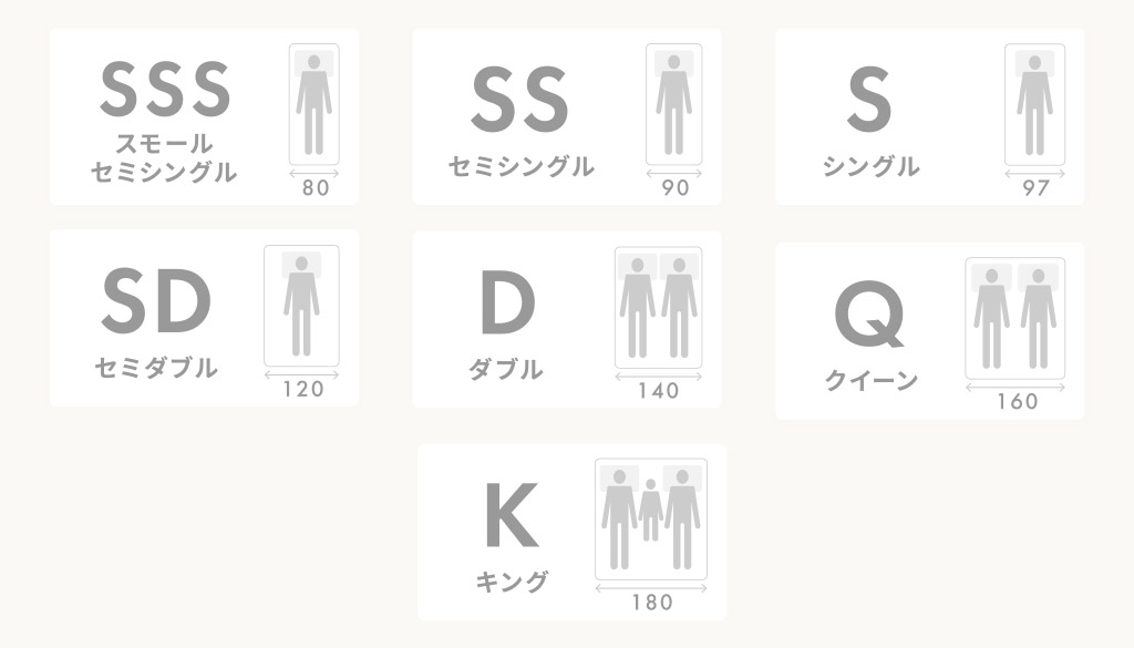 マットレスサイズアイコン