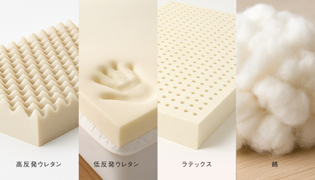 詰め物素材のイメージ